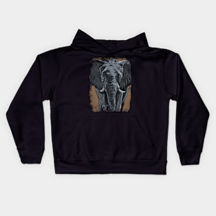 Elephant Face Kids Hoodie